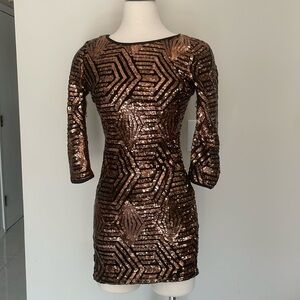 Sparkling mini dress
